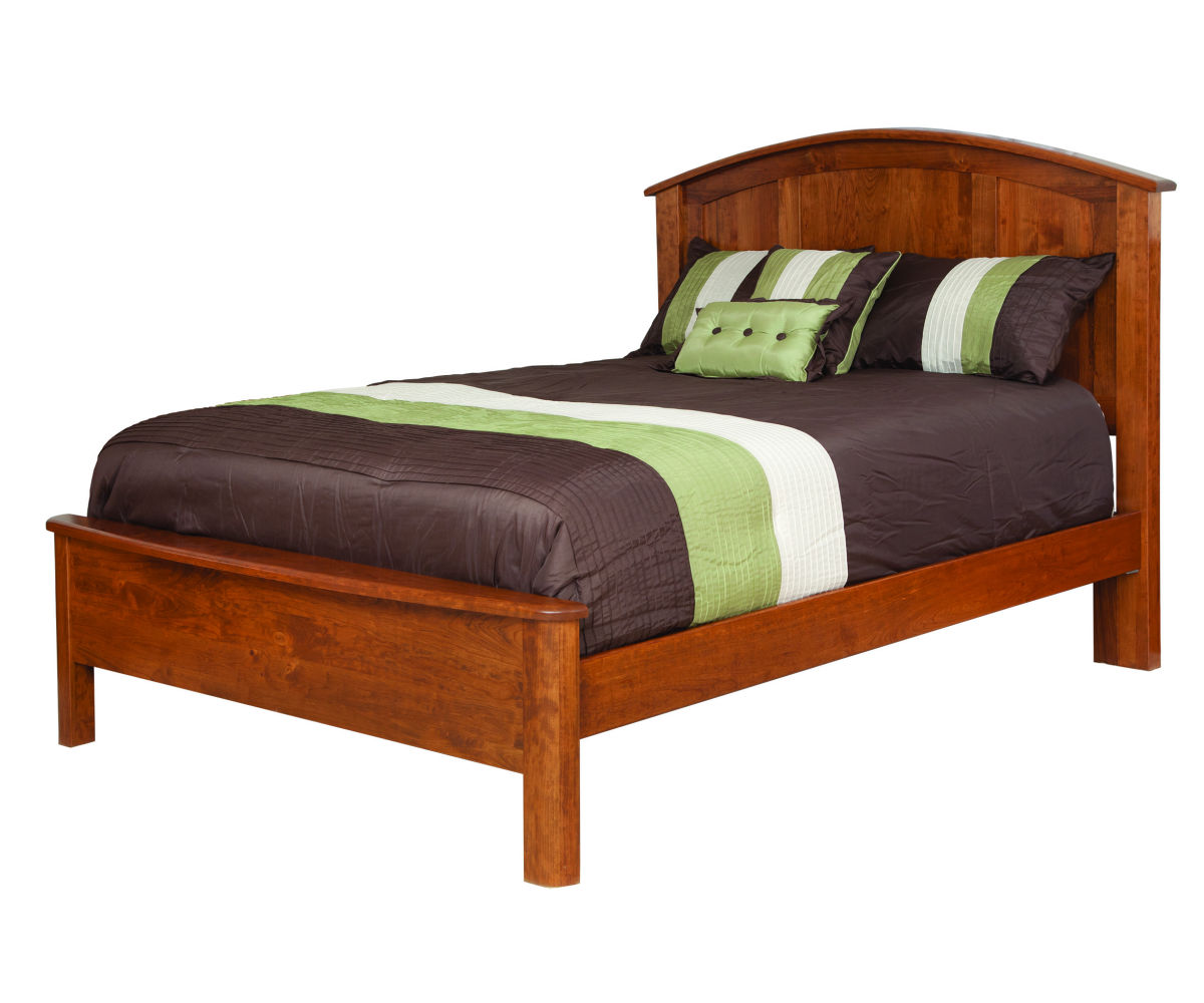 Meridian Arch Panel Bed Oak Heirlooms