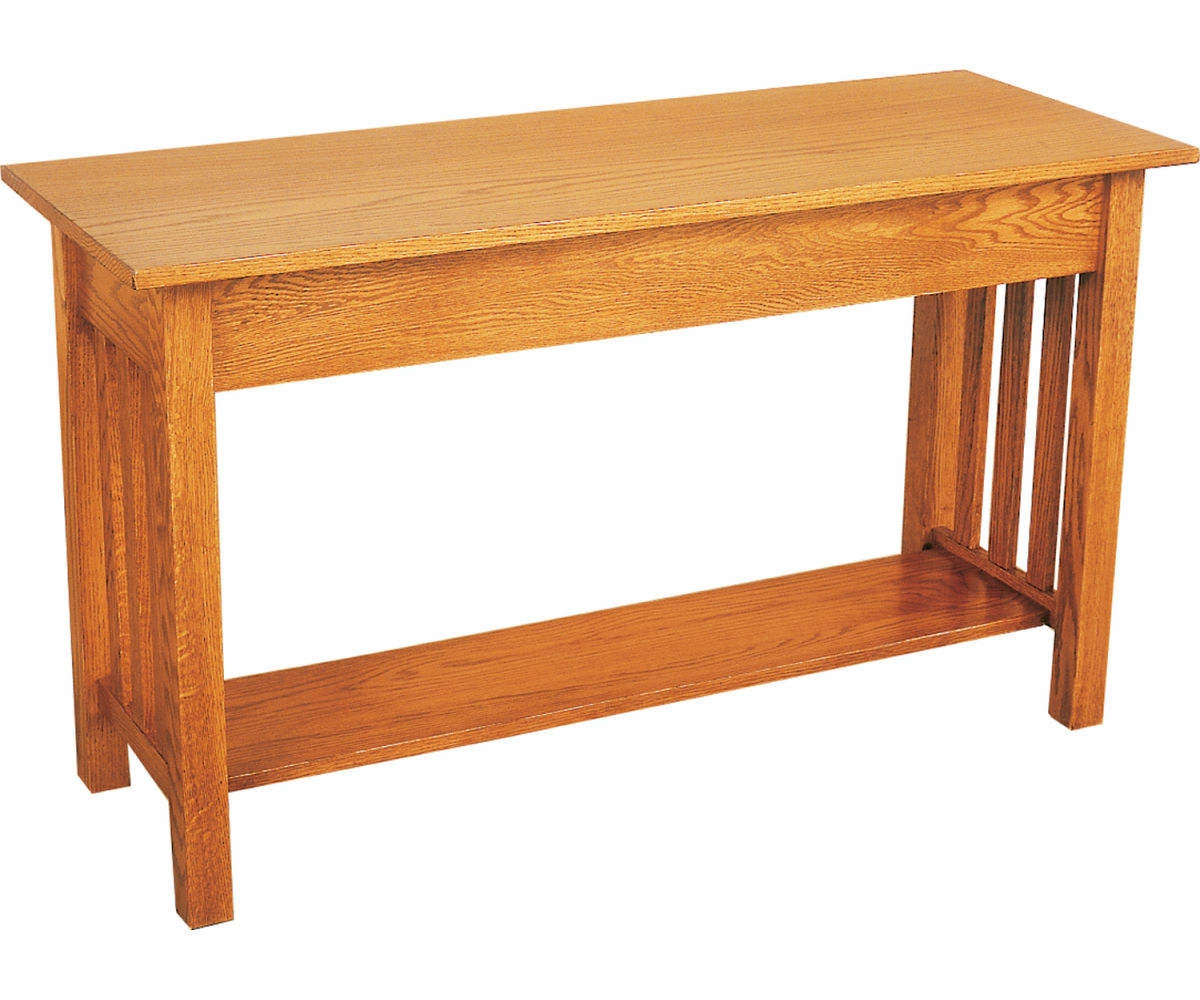 Mission Sofa Table Oak Heirlooms
