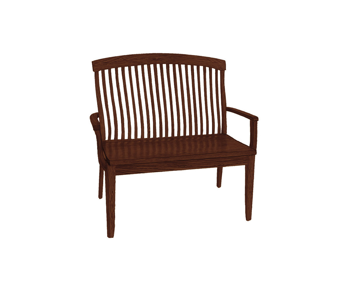 Empire 36" Bench Oak Heirlooms