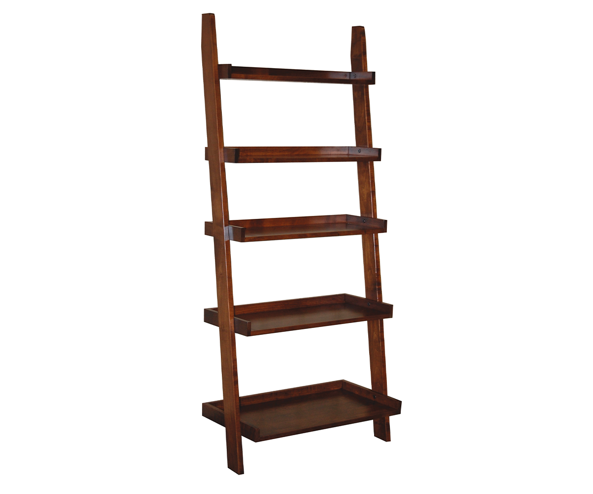 5Tier Ladder Shelf Oak Heirlooms