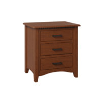 Marie 3 Drawer Nightstand