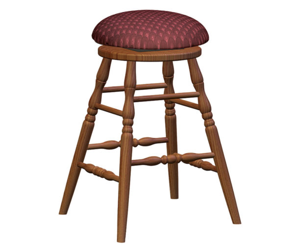 24" Swivel Bar Stool with Fabric