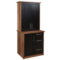 Edgewood File Cabinet with Bookcase Top