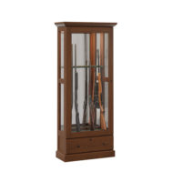 Mission Sliding Door Eight Gun Cabinet - Image 2