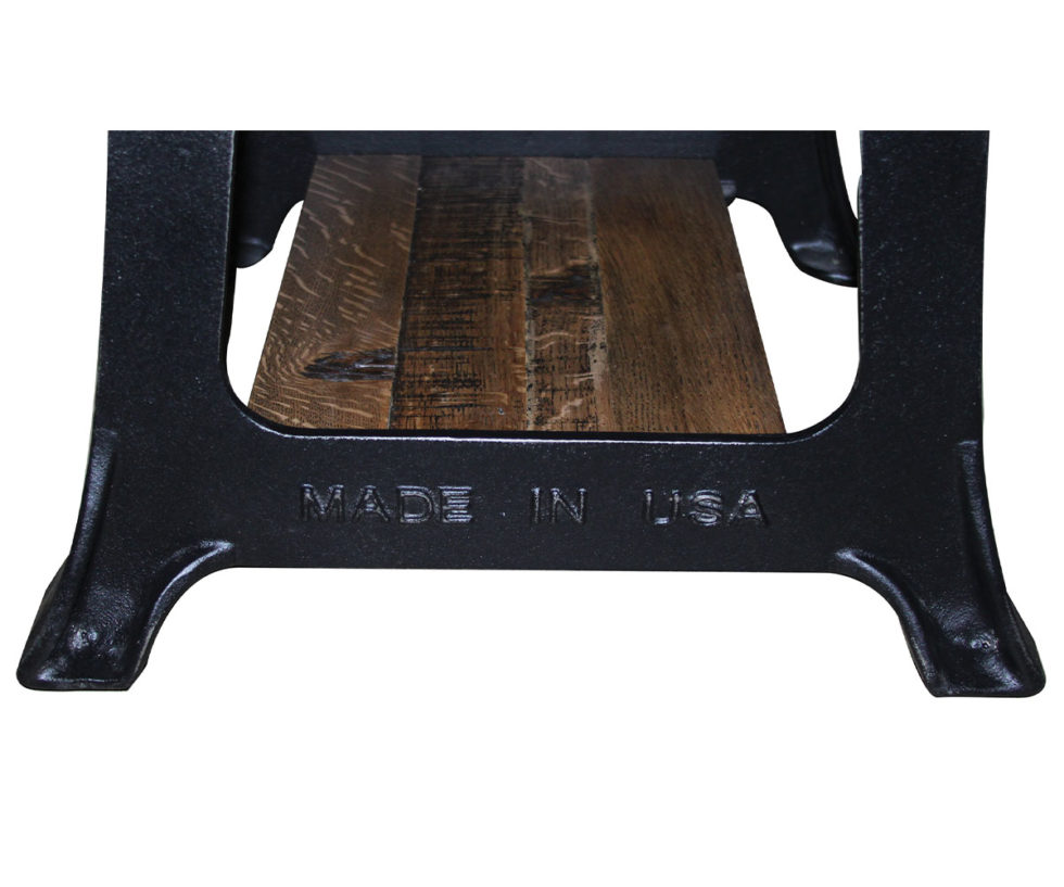 Cast Iron Coffee Table Oak Heirlooms