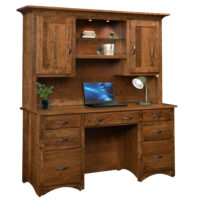 Shaker Desk With Hutch