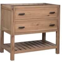 Open Shelf Vanity