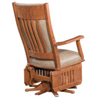 Mission Swivel Glider with Slat Sides - Image 2