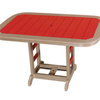 42" x 64" Oval Table