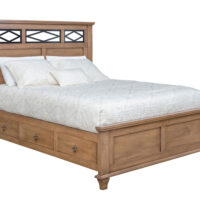 Crescent Creek Iron Bed with Underbed Storage