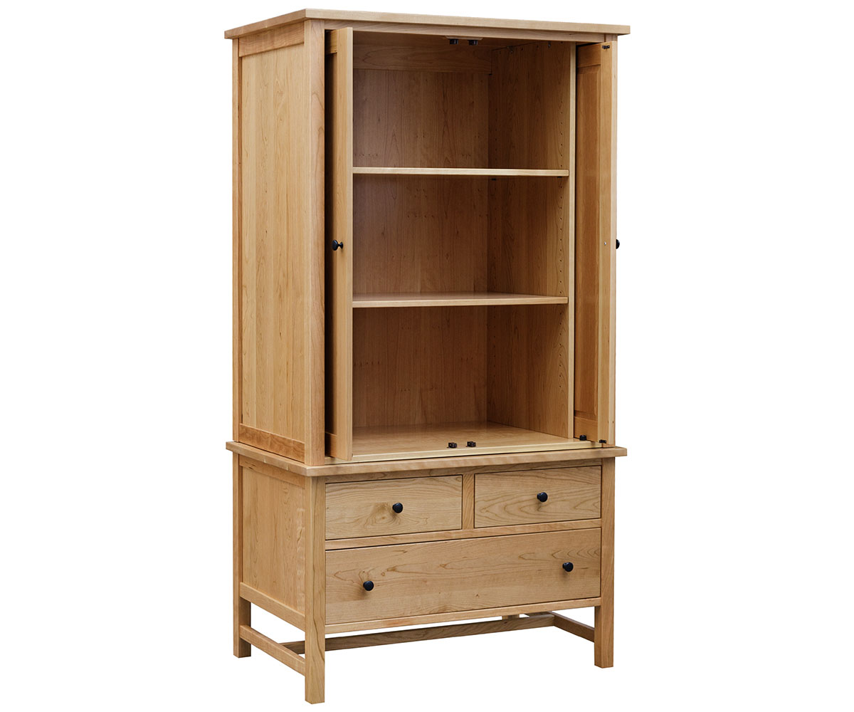 Generations Entertainment Armoire | Oak Heirlooms