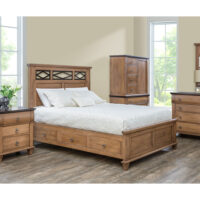 Crescent Creek Panel Bed with Underbed Storage - Image 3