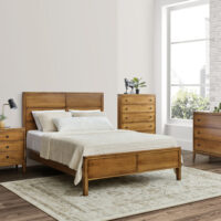 Estelle Simple Panel Bed - Image 2