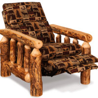 Recliner with Mealey Fabric - Image 2