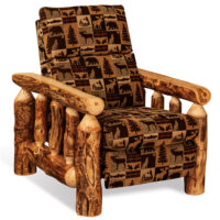 Recliner with Mealey Fabric