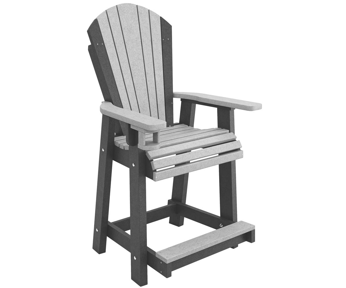 Adirondack Balcony Chair - Counter Height | Oak Heirlooms