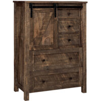 Rustic 5 Drawer Chest