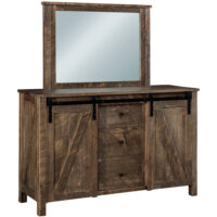 Rustic 3 Drawer Dresser