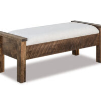 Rough Sawn Bed Seat