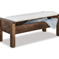 Rough Sawn Bed Seat - Image 2
