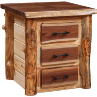 Grand Teton 3 Drawer Nightstand