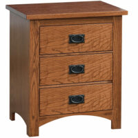 Siesta Mission 3 Drawer Nightstand