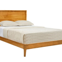 Estelle Simple Panel Bed With Low Footboard