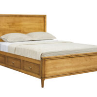 Estelle Simple Panel Bed with Underbed Storage