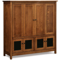 Centennial Entertainment Center with Doors