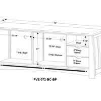 Boulder Creek Media Stand - 72"W - Image 2