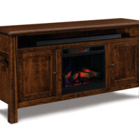 Artesa Media Stand With Fireplace - 72"W