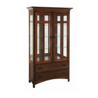 2 Drawer Mission Curio