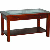 Display Top Coffee Table with Drawer