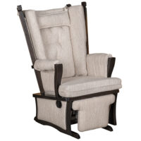 Ashland Inlay Regular Glider and Ottoman - Image 3