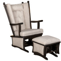 Ashland Inlay Regular Glider and Ottoman