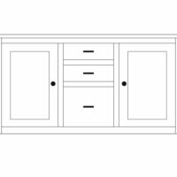 Boston Credenza 60" - Image 3