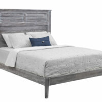 Manor Louver Panel Bed With Low Rail Footboard