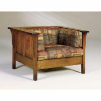 Cubic Panel Chair W/ Footstool