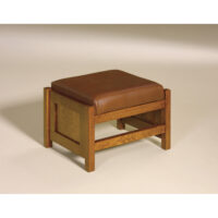 Cubic Panel Chair W/ Footstool - Image 2