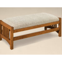 Cubic Slat Chair W/ Footstool - Image 2