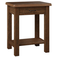 Reclaimed Post Mission 1 Drawer Open Nightstand
