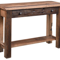 Reclaimed Post Mission Sofa Table