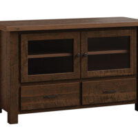 Reclaimed Post Mission TV Stand