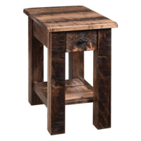 Barn Floor Chair Side Table