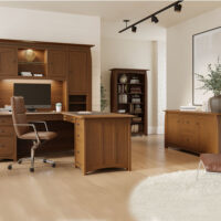 Boulder Creek Lateral File Cabinet with Hutch - Image 3