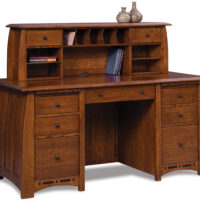 Boulder Creek Double Pedestal Desk
