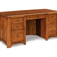 Boulder Creek Curved Top Desk Base