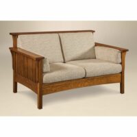 Highback Slat Loveseat