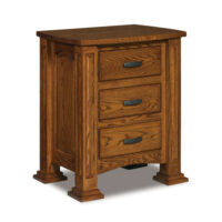 Lexington 3 Drawer Nightstand