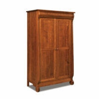 Old Classic Sleigh Wardrobe Armoire